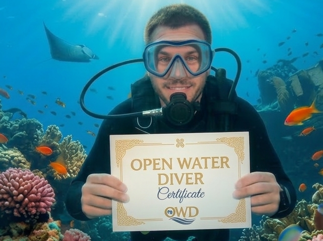 Сертификат на курс Open Water Diver (в группе)&nbsp; &nbsp;